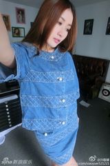 组图：孙敬媛牛仔装嘟嘴卖萌 想扮演女汉子