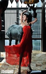 组图：甘薇妩媚写真 造型百变女人味十足