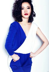 组图：常方源戛纳写真 《浮城谜事》主演秀冷艳