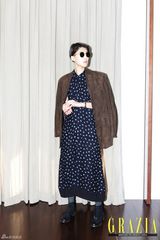 组图：洪真京重新诠释《星星》造型展大牌范儿