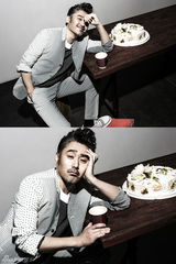 组图：吴秀波《芭莎》大片萌叔“色”看世界