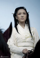 组图：《楚汉传奇》热播 虞姬李依晓策马显英气